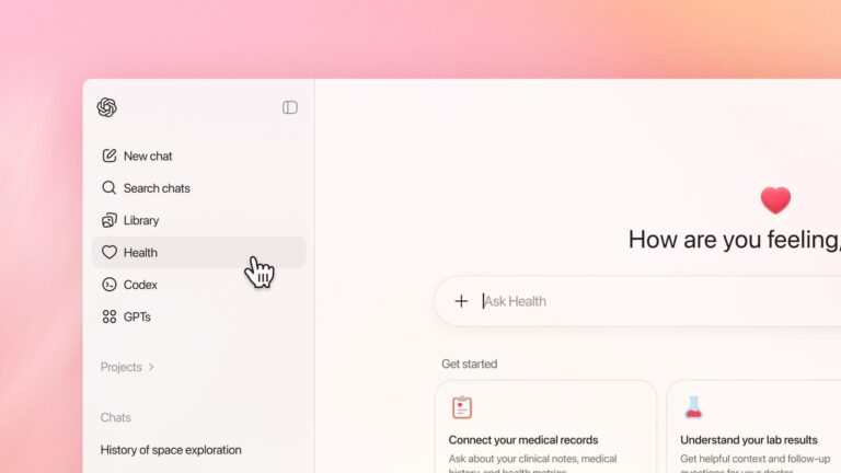 OpenAI presenta ChatGPT Salud para analizar datos médicos